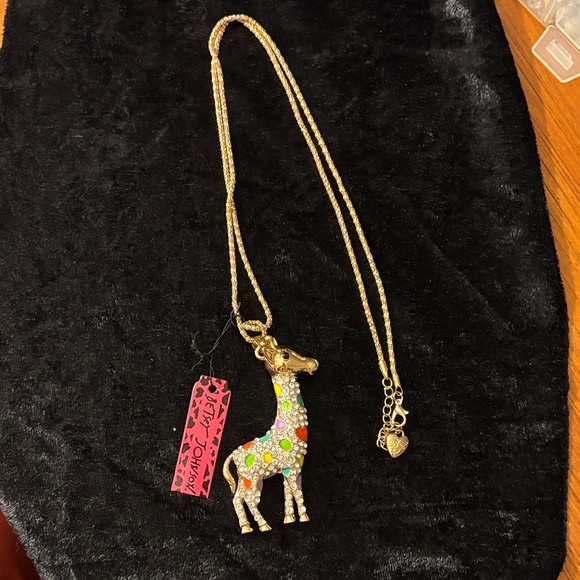 Betsey Johnson Jewelry - Betsey Johnson Multicolor Giraffe Necklace NWT